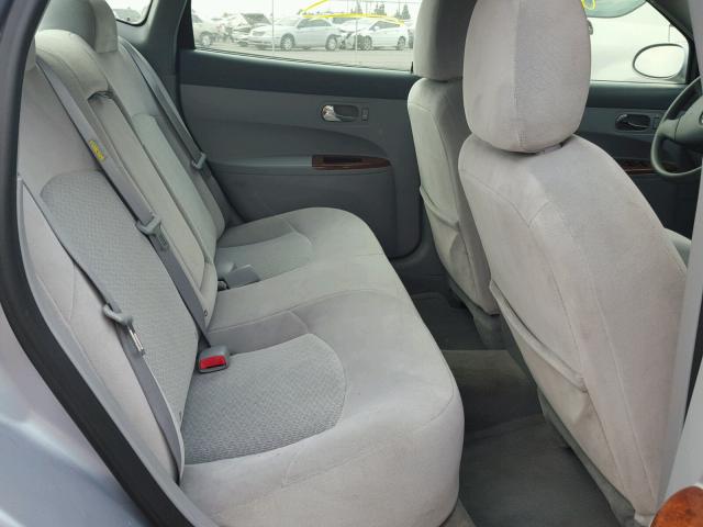 2G4WC562551341330 - 2005 BUICK LACROSSE C SILVER photo 6