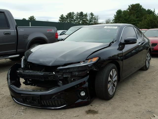 1HGCT1B87EA007396 - 2014 HONDA ACCORD EXL BLACK photo 2