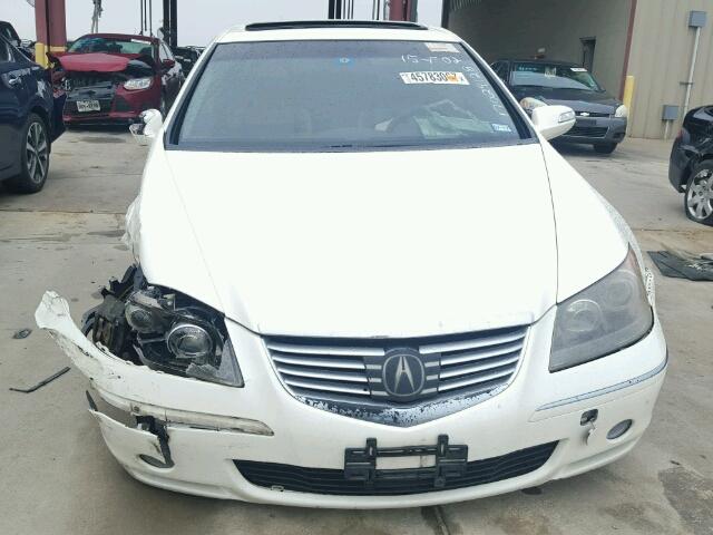 JH4KB16657C002130 - 2007 ACURA RL WHITE photo 9