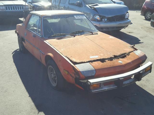 128AS0067728 - 1977 FIAT X19 ORANGE photo 9