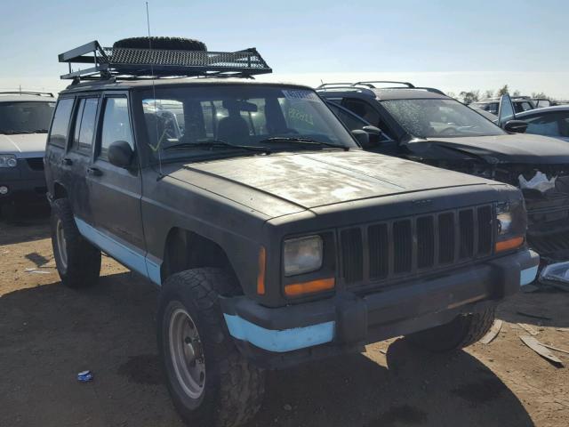 1J4FF68S0XL594559 - 1999 JEEP CHEROKEE BLACK photo 1