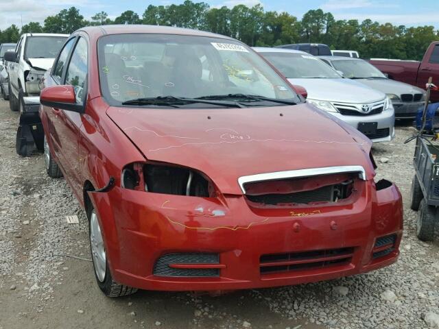 KL1TD5DE5BB119083 - 2011 CHEVROLET AVEO LS RED photo 1