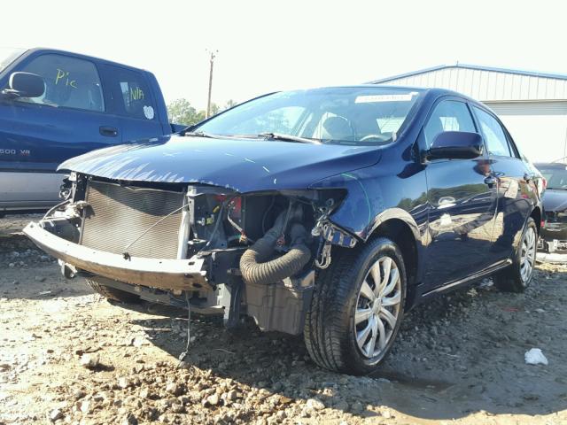 2T1BU4EE6CC882178 - 2012 TOYOTA COROLLA BA BLUE photo 2