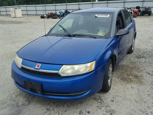 1G8AJ52F53Z157033 - 2003 SATURN ION LEVEL BLUE photo 2