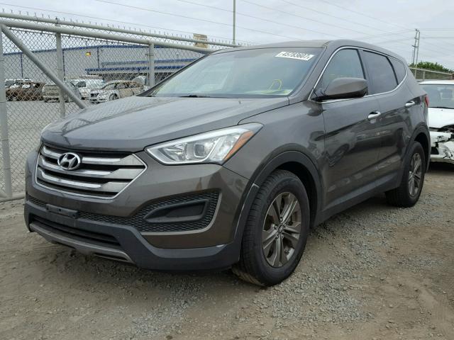5XYZT3LB1EG203462 - 2014 HYUNDAI SANTA FE S 棕色 照片 2