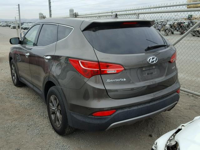 5XYZT3LB1EG203462 - 2014 HYUNDAI SANTA FE S 棕色 照片 3