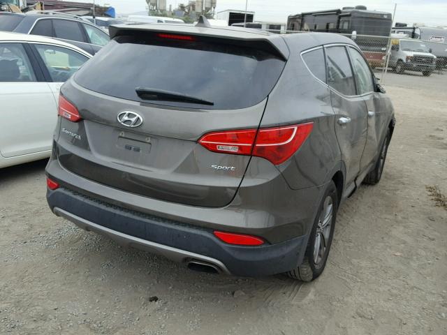 5XYZT3LB1EG203462 - 2014 HYUNDAI SANTA FE S 棕色 照片 4