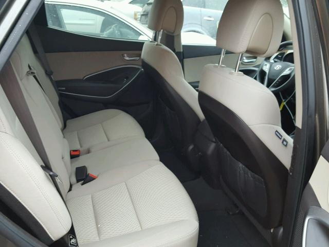 5XYZT3LB1EG203462 - 2014 HYUNDAI SANTA FE S 棕色 照片 6