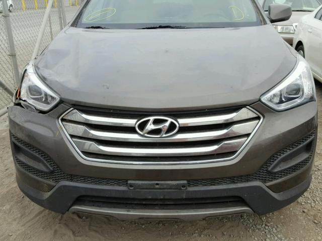 5XYZT3LB1EG203462 - 2014 HYUNDAI SANTA FE S 棕色 照片 9