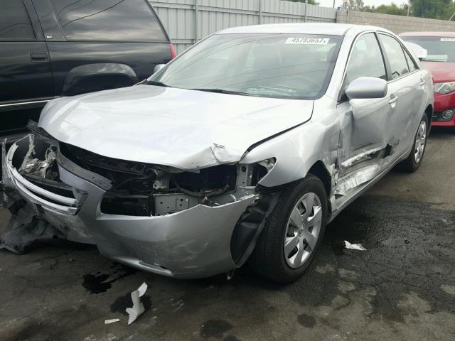 4T1BE46K17U081003 - 2007 TOYOTA CAMRY NEW SILVER photo 2