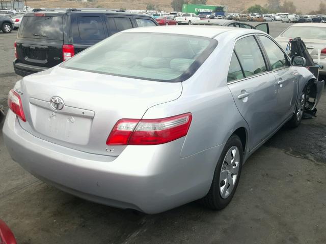 4T1BE46K17U081003 - 2007 TOYOTA CAMRY NEW SILVER photo 4