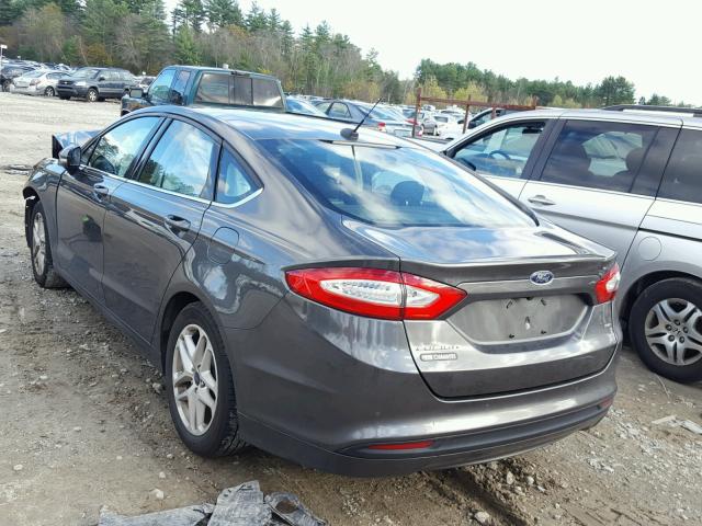 3FA6P0H76GR252326 - 2016 FORD FUSION SE GRAY photo 3