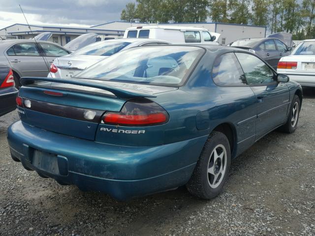 4B3AU42Y9WE145603 - 1998 DODGE AVENGER BA TEAL photo 4