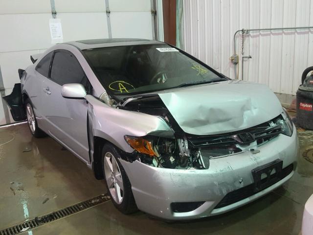 2HGFG12818H527908 - 2008 HONDA CIVIC EX SILVER photo 1