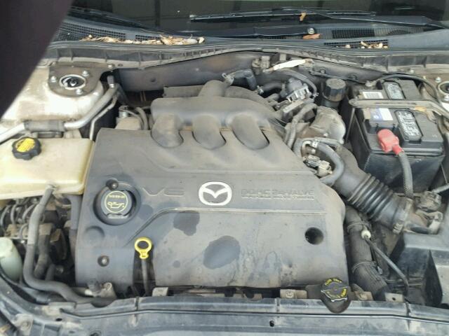 1YVFP82D045N70782 - 2004 MAZDA 6 WHITE photo 7