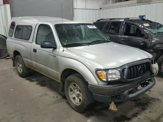 5TENL42N92Z062030 - 2002 TOYOTA TACOMA SILVER photo 1