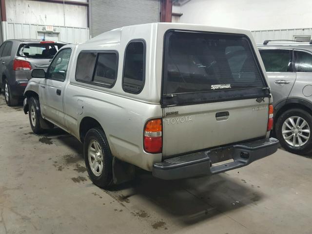 5TENL42N92Z062030 - 2002 TOYOTA TACOMA SILVER photo 3