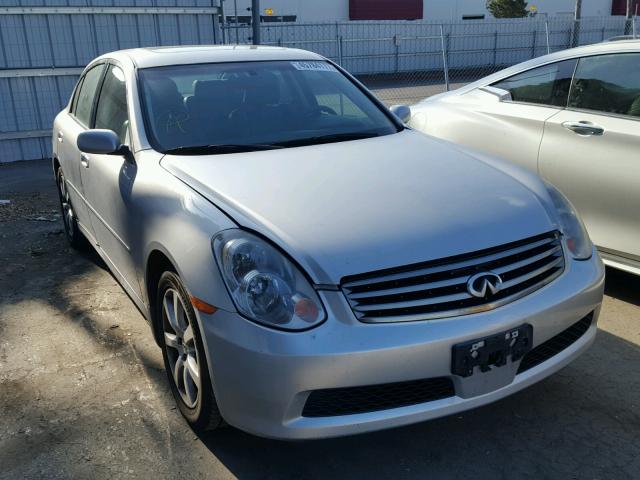 JNKCV51E65M209117 - 2005 INFINITI G35 SILVER photo 1