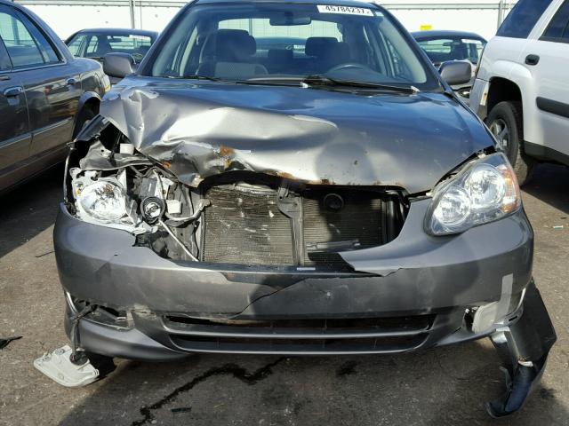 1NXBR30E87Z927693 - 2007 TOYOTA COROLLA GRAY photo 9