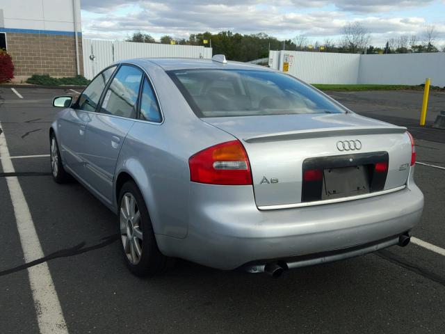 WAUCD64B24N056589 - 2004 AUDI A6 S-LINE SILVER photo 3