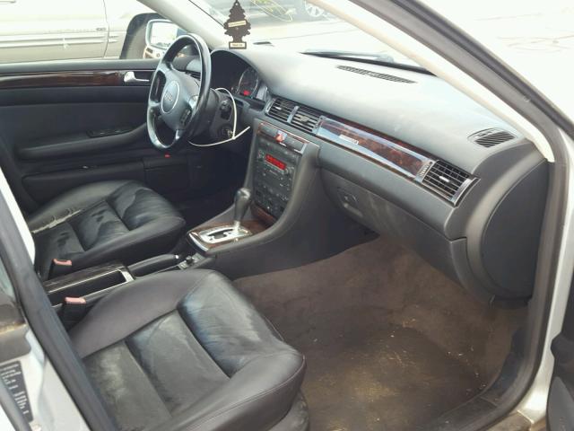 WAUCD64B24N056589 - 2004 AUDI A6 S-LINE SILVER photo 5