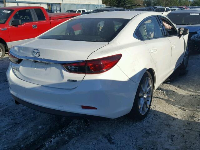 JM1GJ1V53F1211895 - 2015 MAZDA 6 TOURING WHITE photo 4