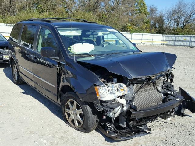 2A4RR5D17AR148144 - 2010 CHRYSLER TOWN & COU BLACK photo 1