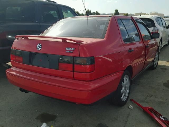 3VWTD81H5TM124526 - 1996 VOLKSWAGEN JETTA GLX RED photo 4