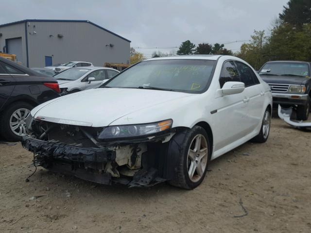 19UUA76568A001283 - 2008 ACURA TL TYPE S WHITE photo 2