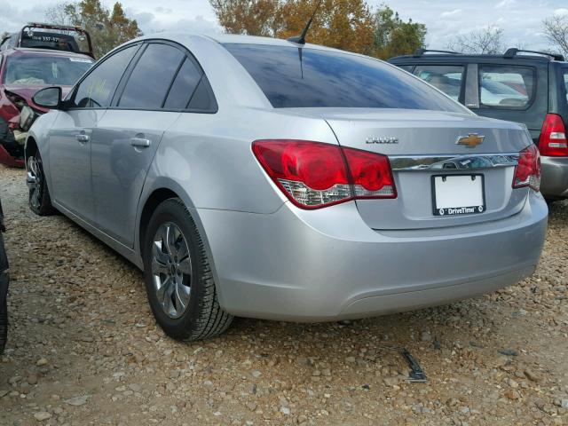 1G1PA5SH0D7114632 - 2013 CHEVROLET CRUZE LS SILVER photo 3