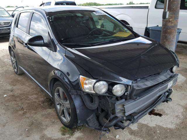 1G1JG6SB3E4197885 - 2014 CHEVROLET SONIC RS GRAY photo 1