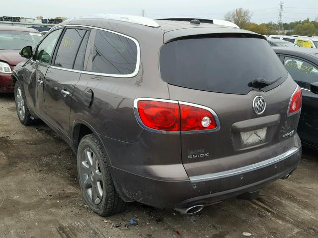 5GAEV23758J255956 - 2008 BUICK ENCLAVE CX BROWN photo 3