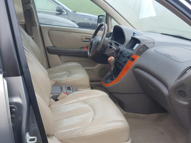 JTJHF10U520235892 - 2002 LEXUS RX 300 BEIGE photo 5