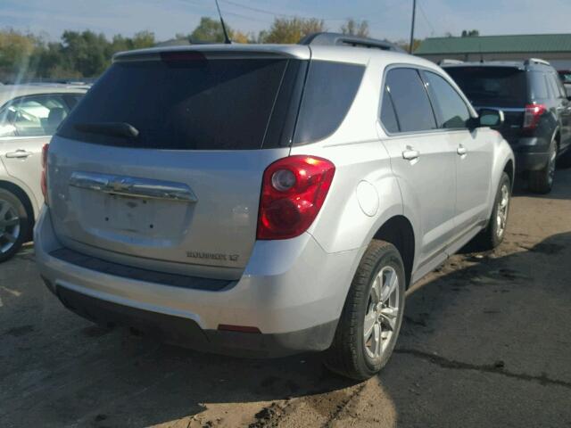 2GNALDEC4B1333841 - 2011 CHEVROLET EQUINOX LT SILVER photo 4