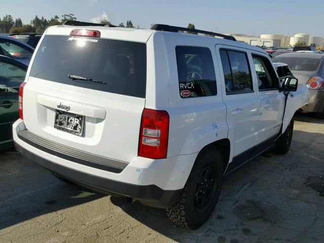 1C4NJPBA6GD675632 - 2016 JEEP PATRIOT SP WHITE photo 4