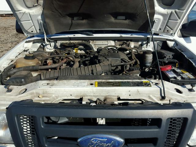 1FTYR10D08PA74345 - 2008 FORD RANGER WHITE photo 7