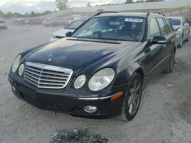 WDBUH87X98B224569 - 2008 MERCEDES-BENZ E 350 4MAT BLACK photo 2