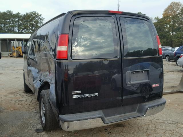 1GTFG154991144922 - 2009 GMC SAVANA G15 BLACK photo 3