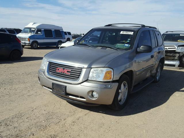 1GKDT13S022175128 - 2002 GMC ENVOY GRAY photo 2