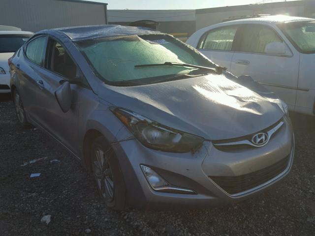 5NPDH4AE9GH768732 - 2016 HYUNDAI ELANTRA SE GRAY photo 1