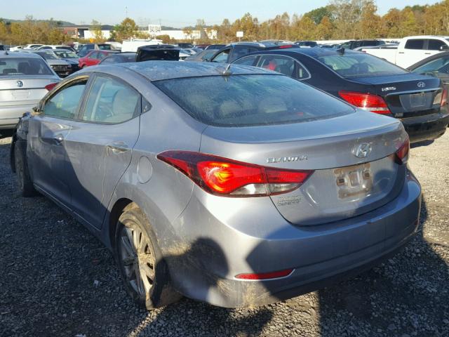 5NPDH4AE9GH768732 - 2016 HYUNDAI ELANTRA SE GRAY photo 3