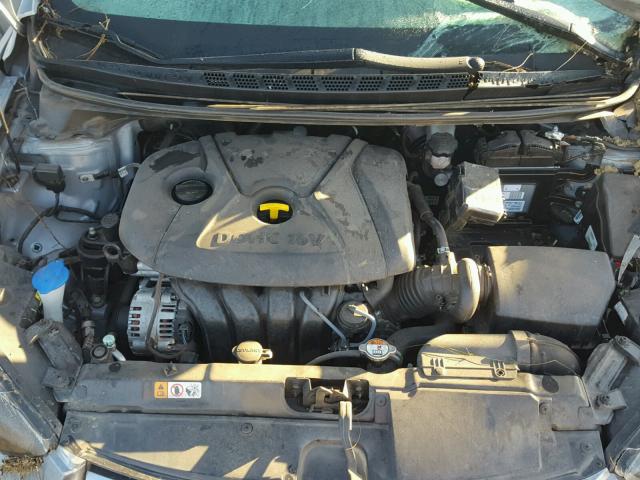 5NPDH4AE9GH768732 - 2016 HYUNDAI ELANTRA SE GRAY photo 7