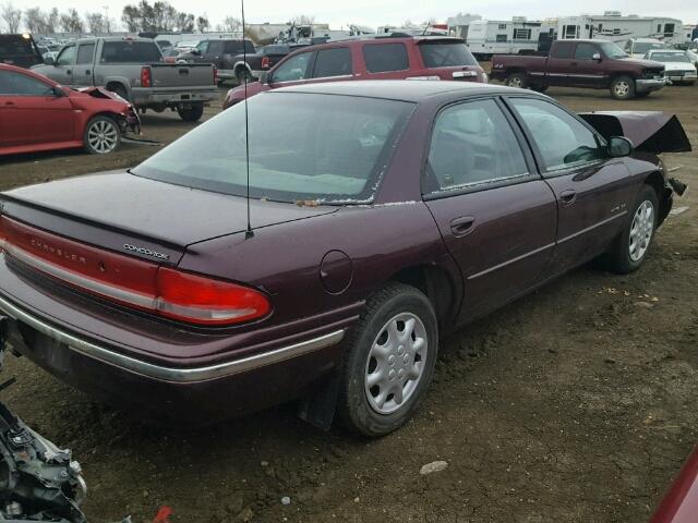 2C3HD56T3TH286906 - 1996 CHRYSLER CONCORDE L MAROON photo 4