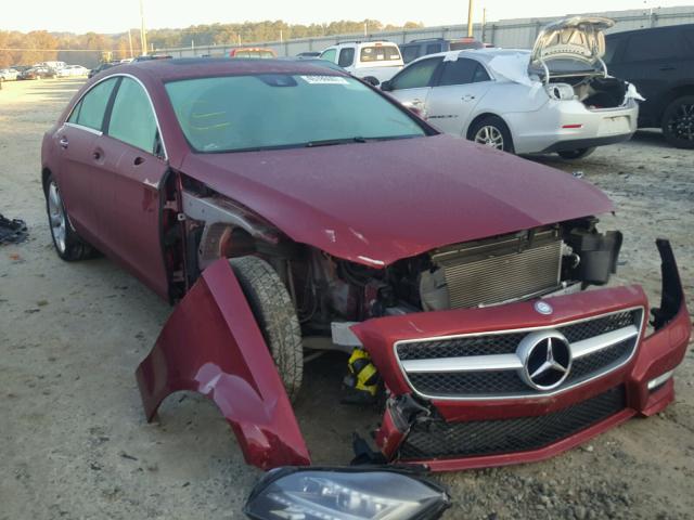 WDDLJ7DBXDA069573 - 2013 MERCEDES-BENZ CLS 550 RED photo 1