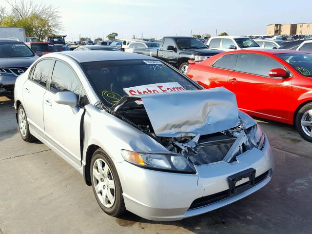 1HGFA16567L013622 - 2007 HONDA CIVIC SILVER photo 1