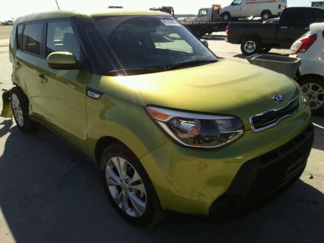 KNDJP3A56F7758968 - 2015 KIA SOUL + GREEN photo 1