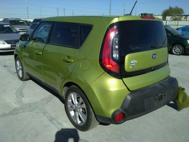 KNDJP3A56F7758968 - 2015 KIA SOUL + GREEN photo 3