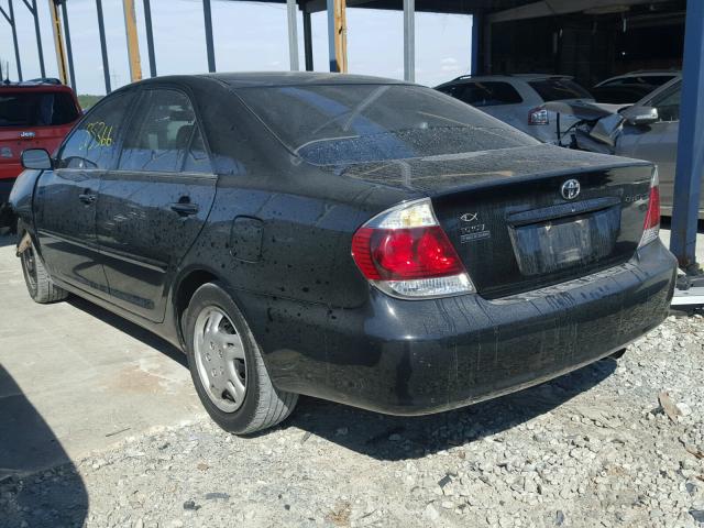 4T1BE30K35U395980 - 2005 TOYOTA CAMRY LE შავი ფოტო 3