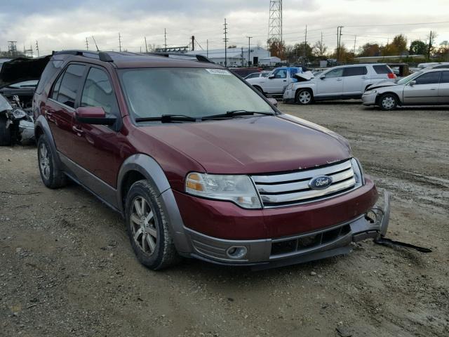 1FMDK02W18GA27848 - 2008 FORD TAURUS X S MAROON photo 1