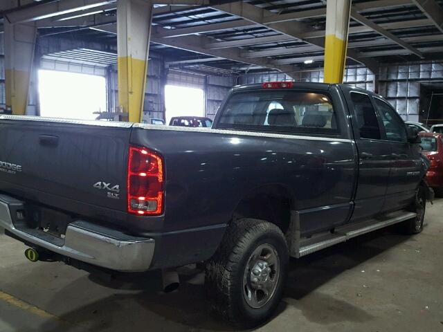 3D7KU28C04G141102 - 2004 DODGE RAM 2500 S Grafit foto 4